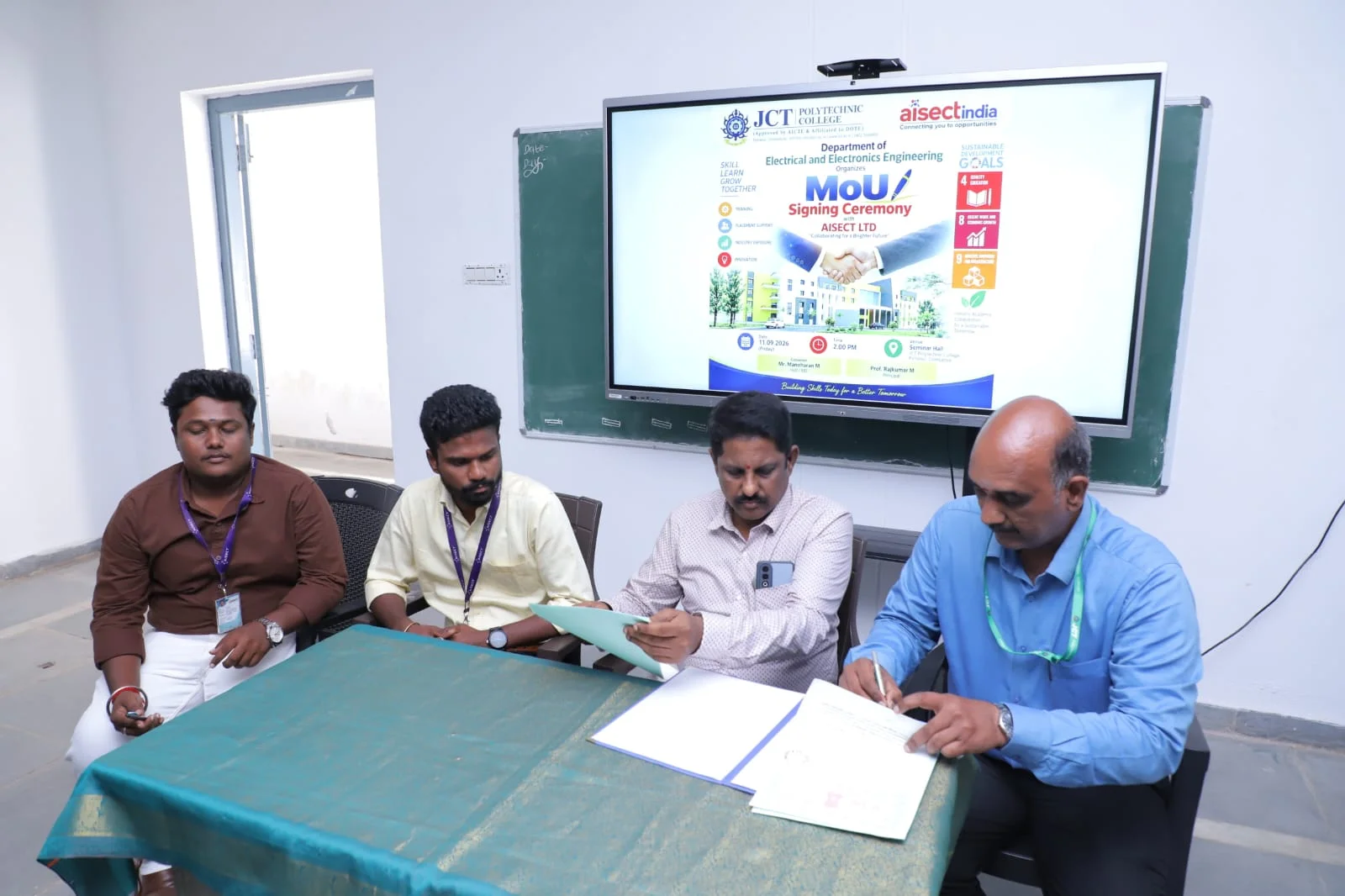 MOU Signing Ceremony with AISECT Ltd — photo 3