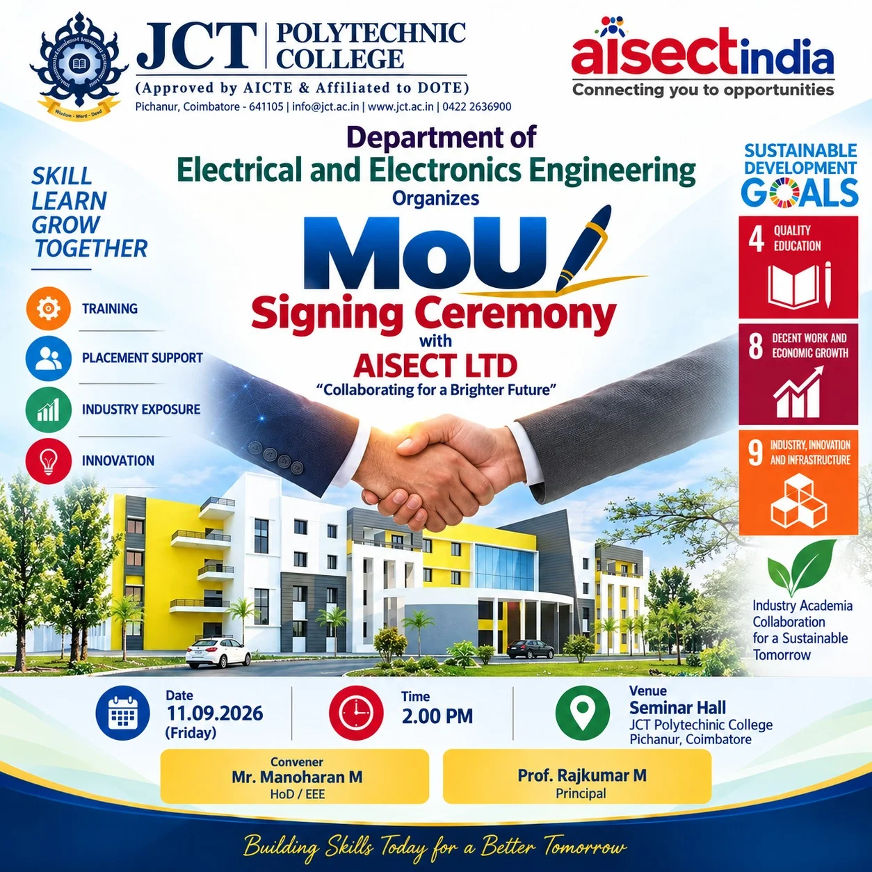 MOU Signing Ceremony with AISECT Ltd