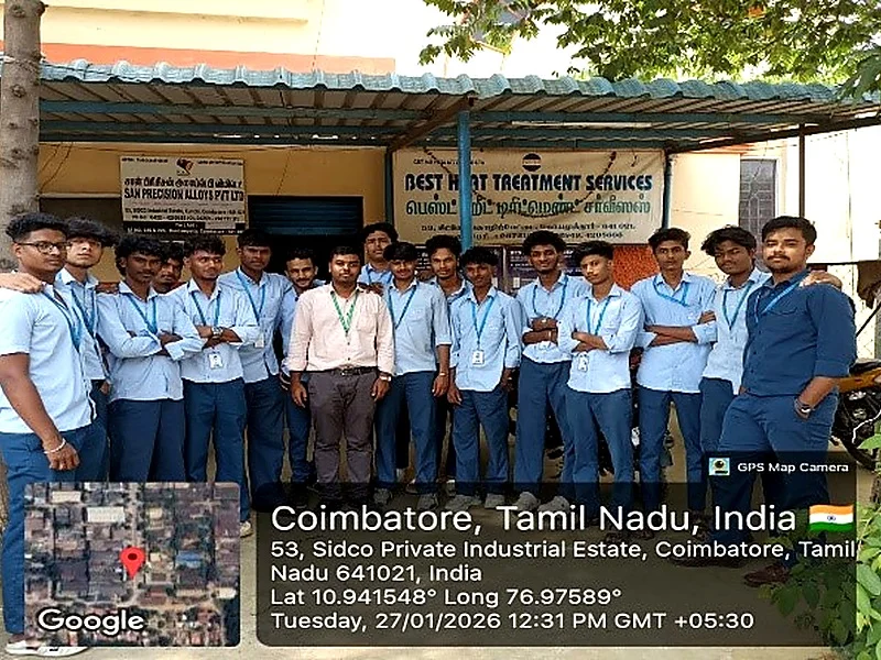 Industrial Visit to Best Heat Treatment Services, Coimbatore – 2026 — photo 2