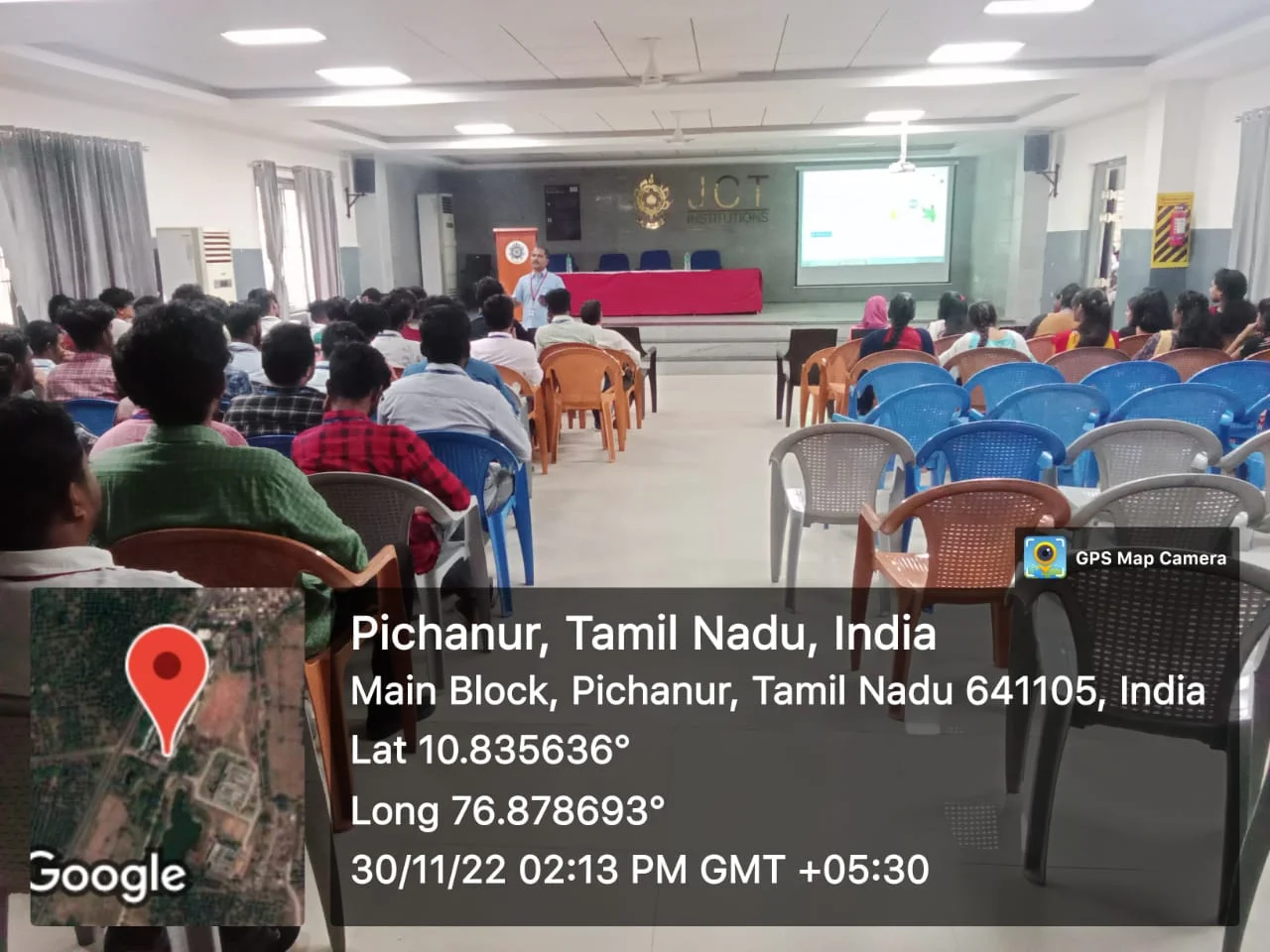 The Research and Development cell of JCT College of Engineering and Technology organized a special lecture on “MY JOURNEY OF INNOVATION AND ENTREPRENEURSHIP” — photo 1