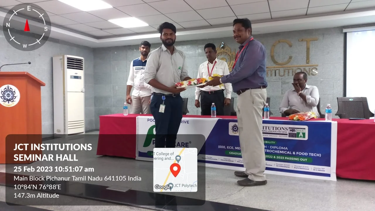 The Department of Training and Placement conducted a “Pool-Campus Drive” at  JCT campus on 25.02.2023 — photo 10