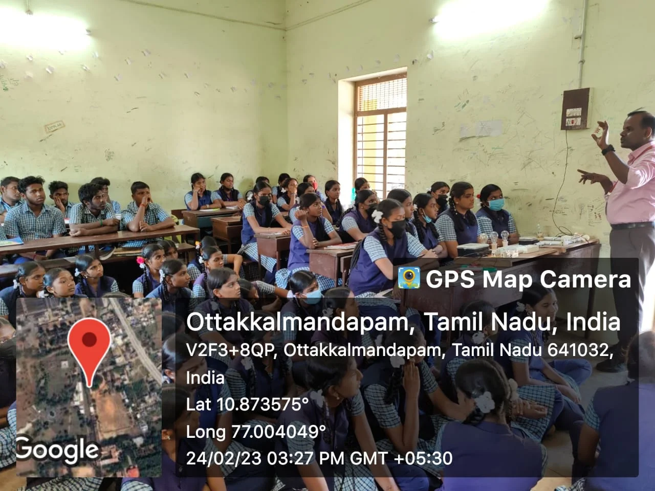 The Department of EEE organizes a program on “Innovation & Entrepreneurship Outreach Program in Schools / Community” on 24th February, 2023 — photo 1