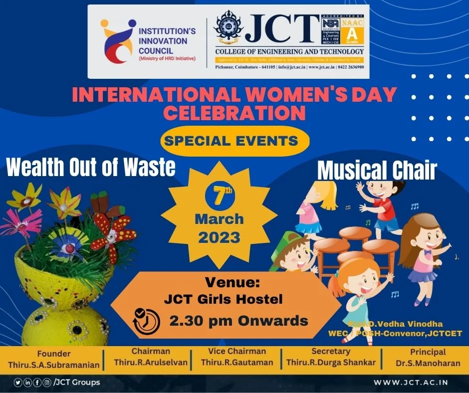 “INTERNATIONAL WOMEN’S DAY CELEBRATION” was organized on 08.03.2023 by the Women Empowerment & Prevention of Sexual Harassment (PoSH) Cell — photo 18