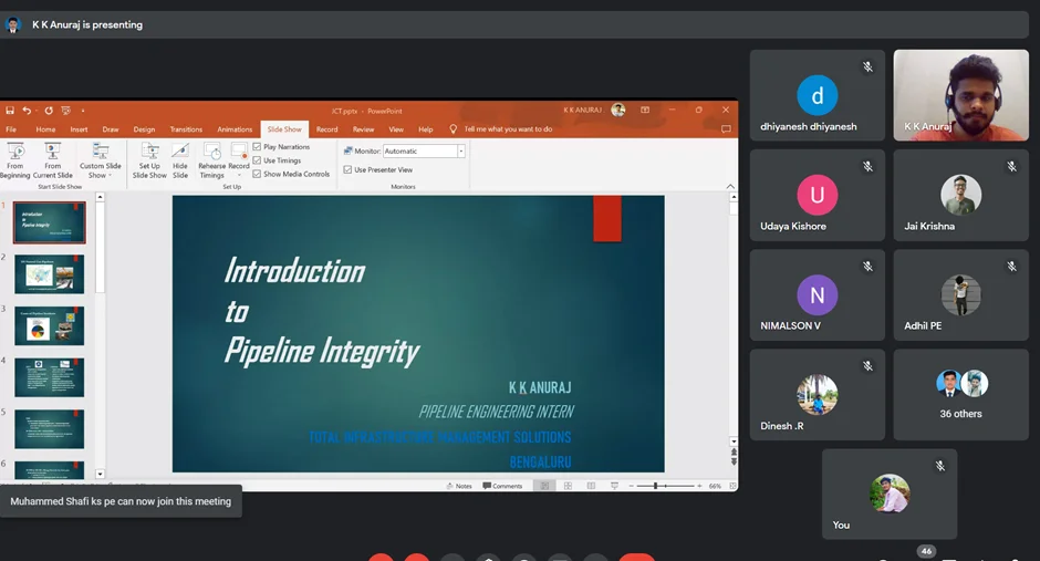 Webinar on ‘Introduction to pipeline integrity’ was conducted by Department of Petroleum Engineering, JCT College of Engineering and Technology, Coimbatore on 24-03-2023 — photo 3