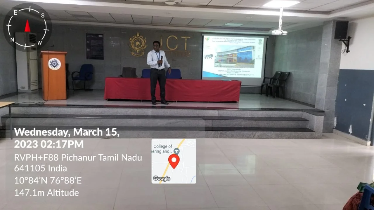 On 15th March 2023, Department of Petrochemical Engineering organized the Orientation Programme on Recent Trends in Polymer Processing Techniques — photo 5