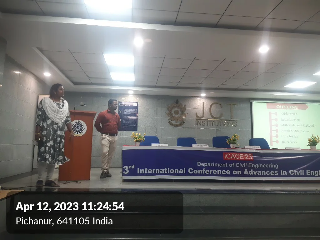 The Department of Civil Engineering organized the 3rd INTERNATIONAL CONFERENCE ON “ADVANCES IN CIVIL ENGINEERING” (ICACE – 2023) on 12th APRIL 2023. — photo 3