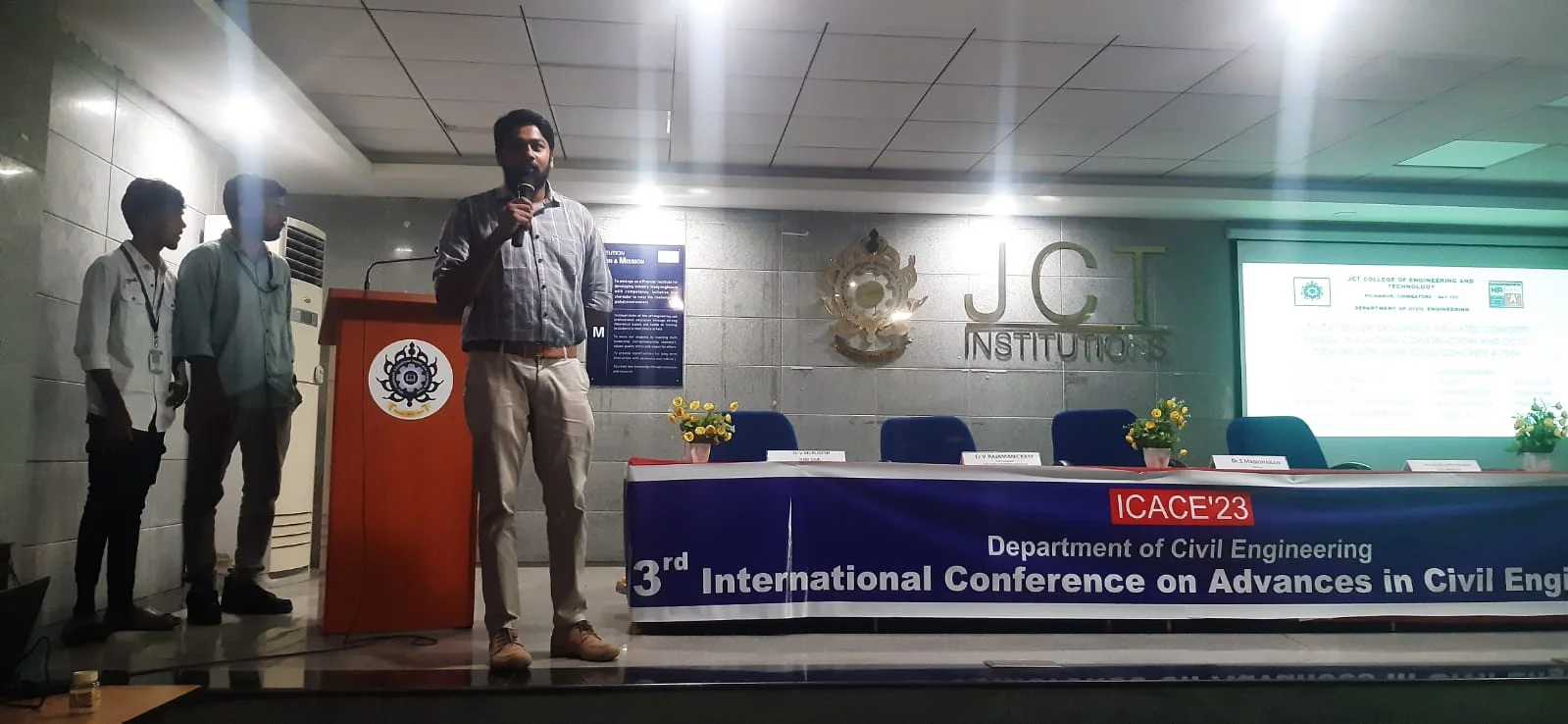 The Department of Civil Engineering organized the 3rd INTERNATIONAL CONFERENCE ON “ADVANCES IN CIVIL ENGINEERING” (ICACE – 2023) on 12th APRIL 2023. — photo 5