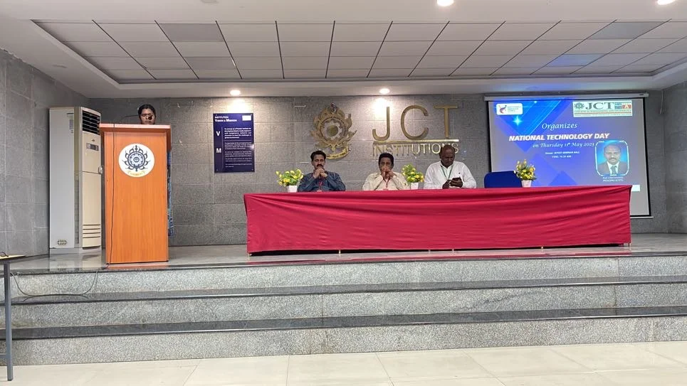 National Technology Day was celebrated in JCT College of Engineering and Technology on May 11, 2023. — photo 1