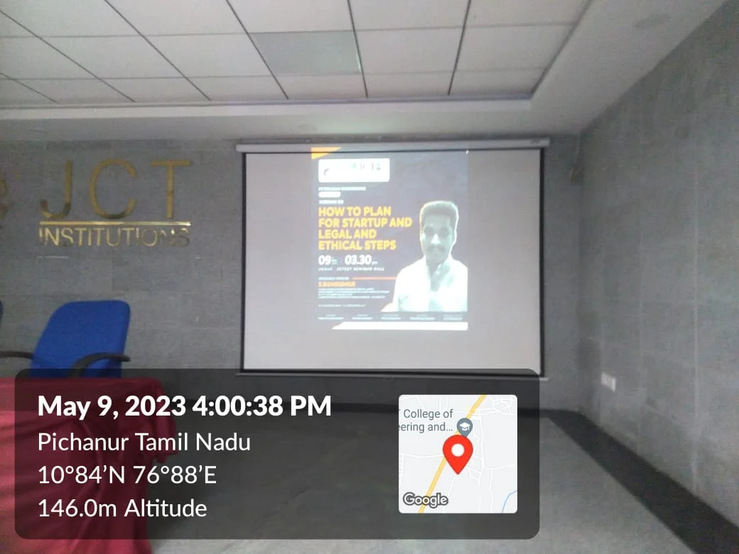 Department of Petroleum Engineering has successfully conducted a webinar on How to plan for start-up and legal and ethical steps on 9th of MAY 2023 — photo 2
