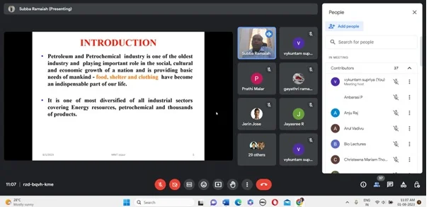 Department of Petroleum Engineering organized a Five days online FDP — photo 4