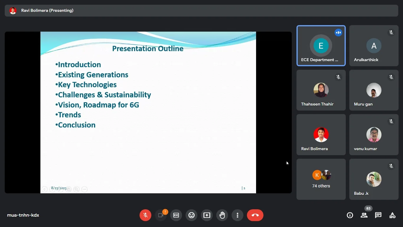 Online FDP on the topic 5G NETWORKS & BEYOND — photo 10