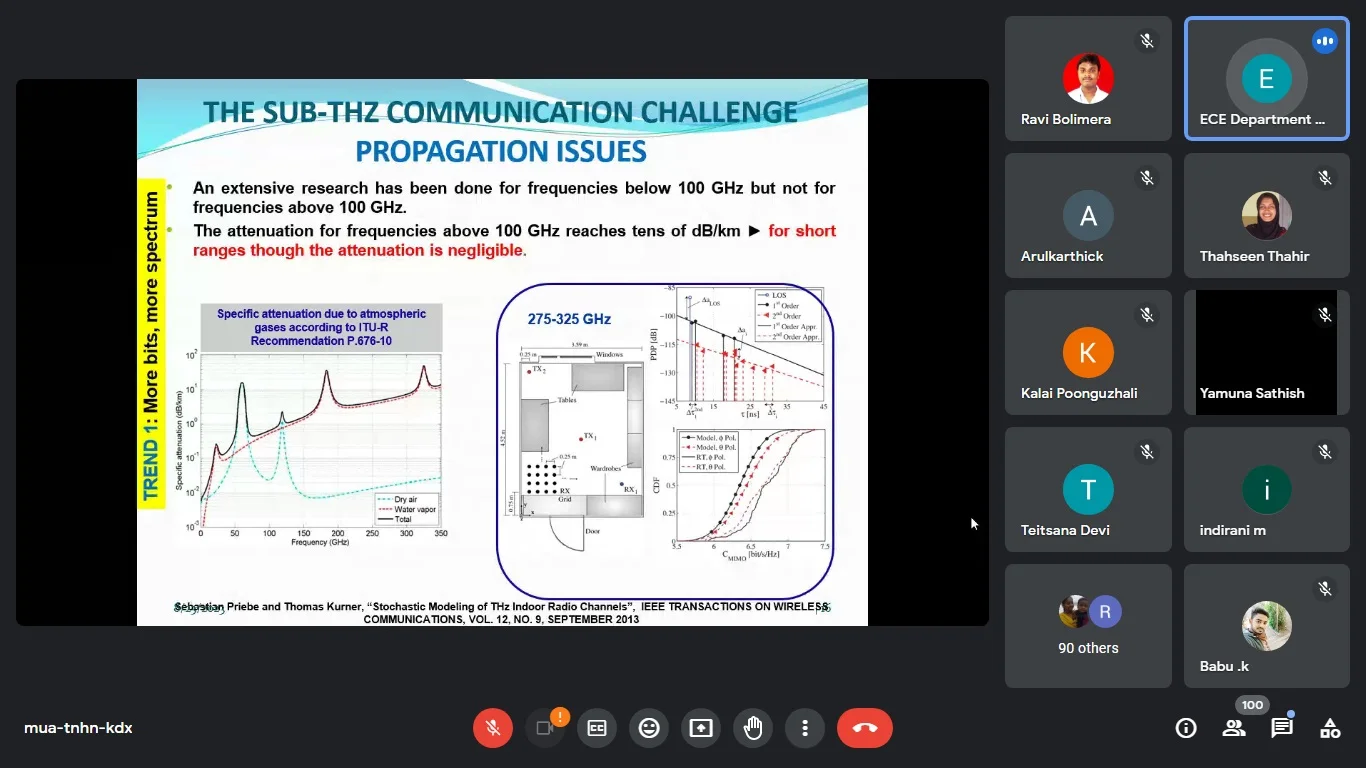 Online FDP on the topic 5G NETWORKS & BEYOND — photo 15