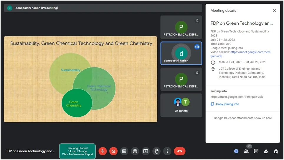 Online Faculty Development Program on Green Technology and Sustainability — photo 7