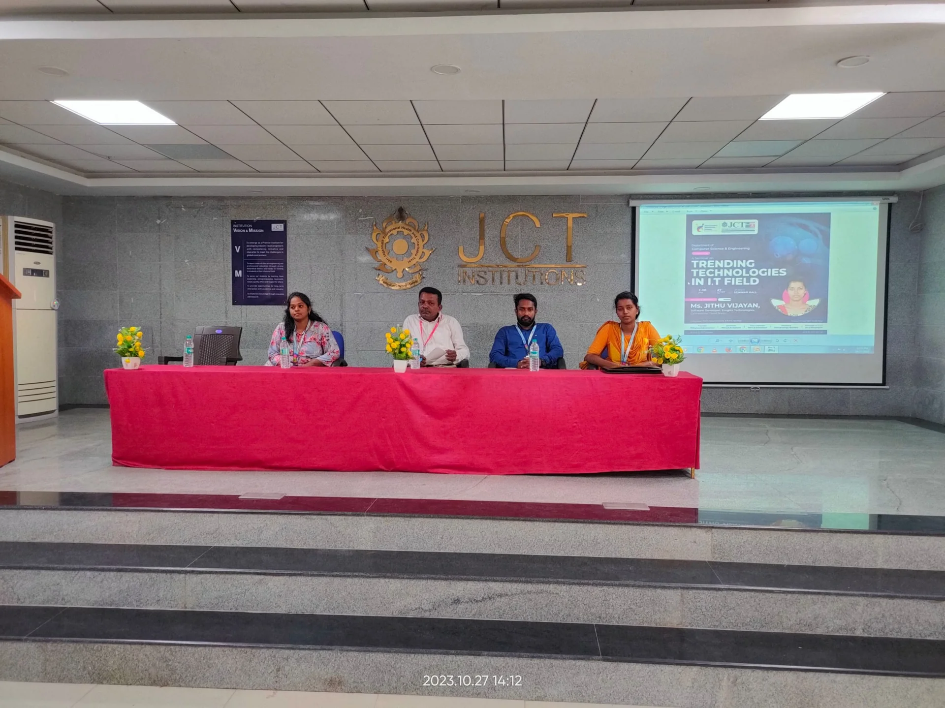 A Seminar on Trending Technologies in IT Field — photo 1