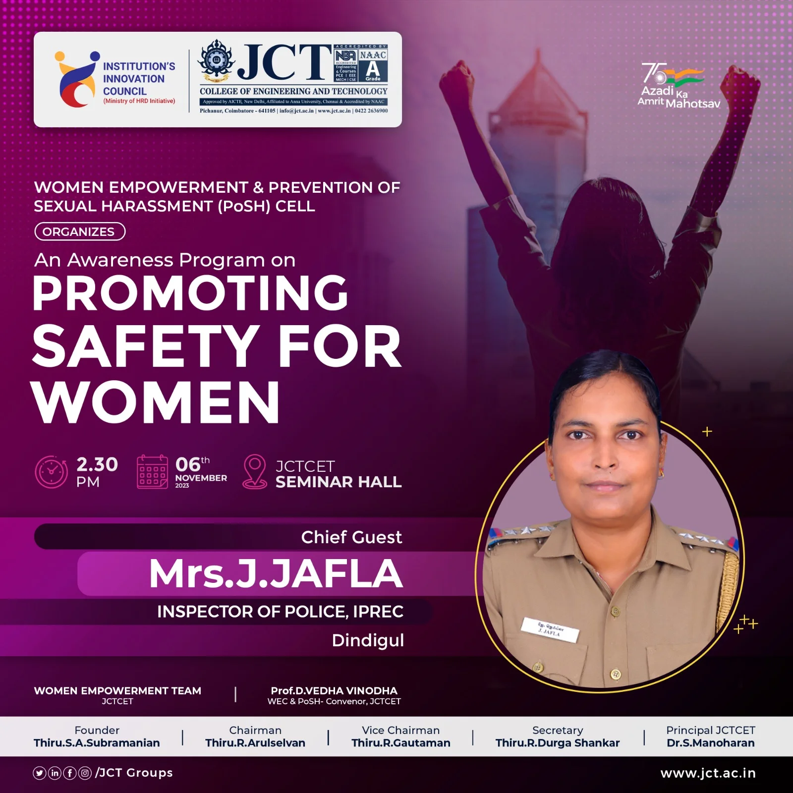 A webinar on Promoting safety for women on 06.11.2023 — photo 1