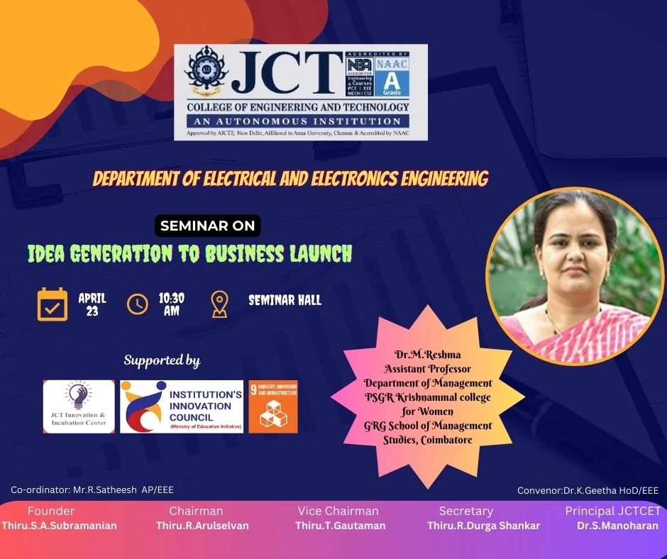 Seminar on Idea Generation to Business Launch on 23.04.2024 — photo 1
