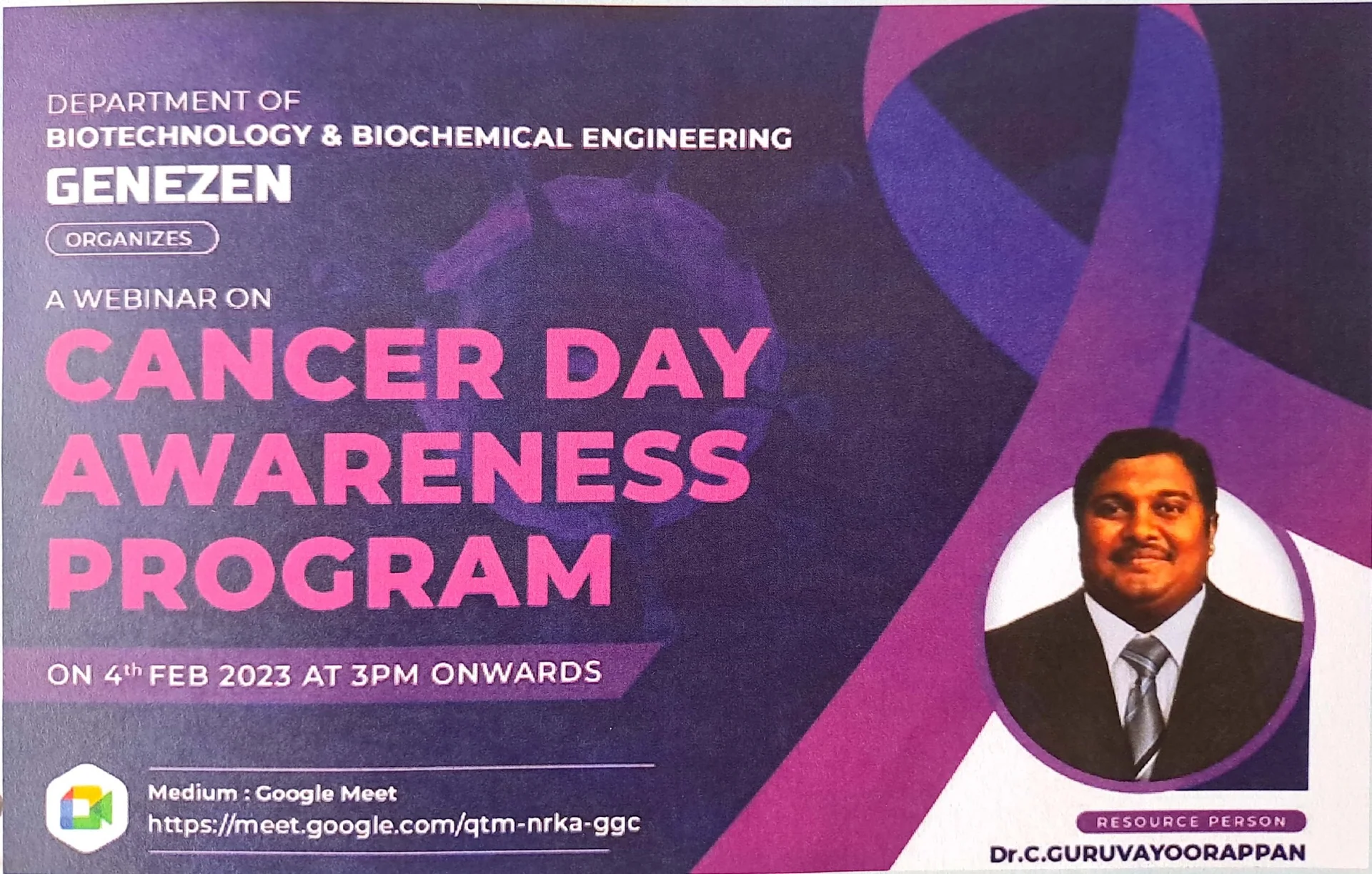 Cancer day awareness program — photo 1