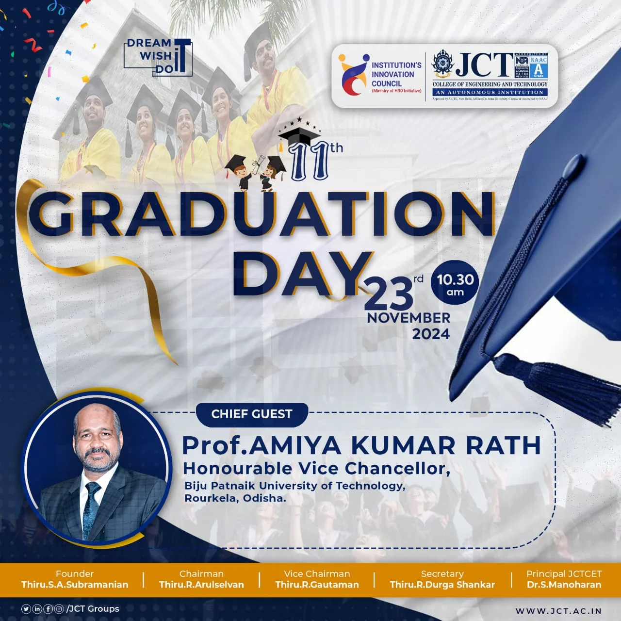 Eleventh graduation day of JCT College of Engineering and Technology-2024 — photo 4