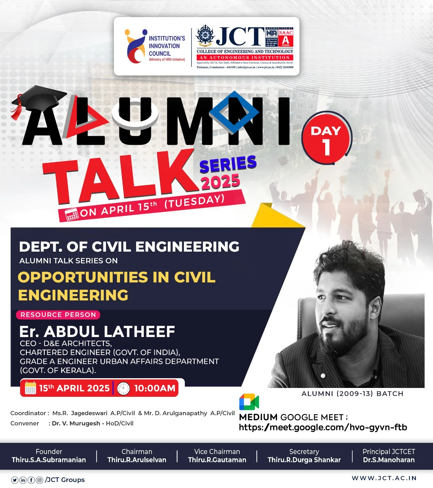 ALUMNI TALK -2025 (CIVIL DEPARTMENT) — photo 1