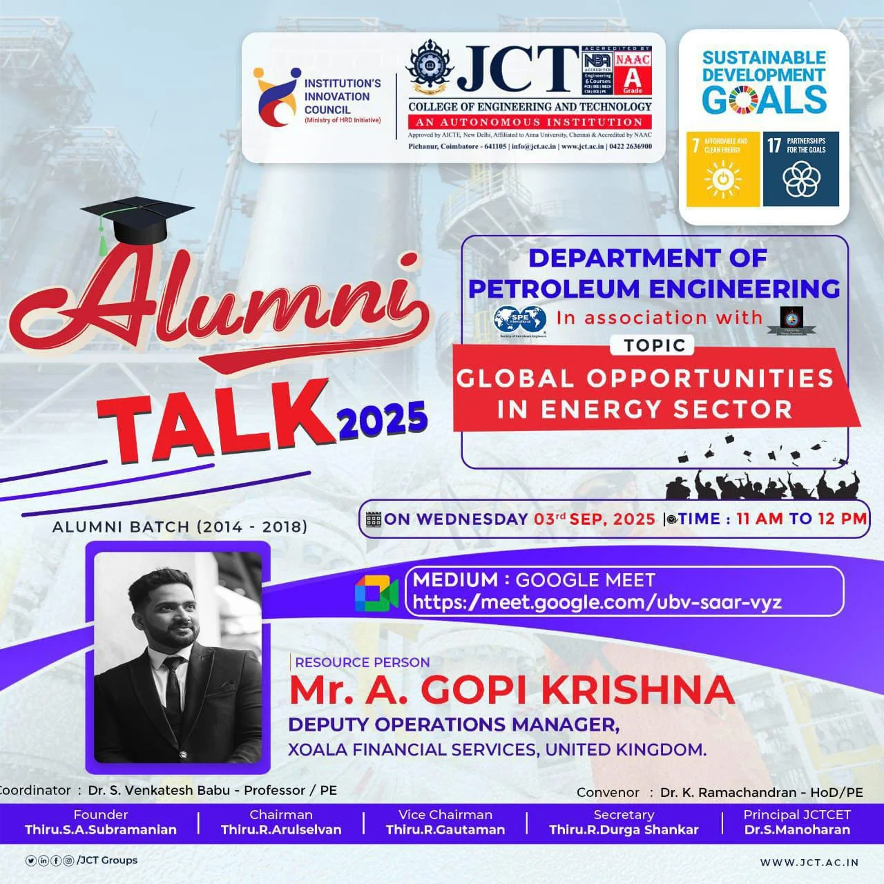 Alumni Talk 2025 – Insightful Session on Global Opportunities in the Energy Sector — photo 2