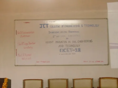 2nd National Conference on Recent Innovations in Civil Engineering and Technology (ricet-18’) — photo 8