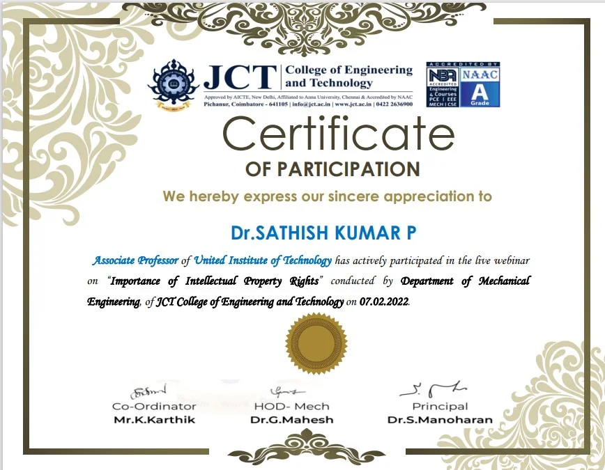 Webinar on IMPORTANCE OF INTELLECTUAL PROPERTY RIGHTS — photo 4