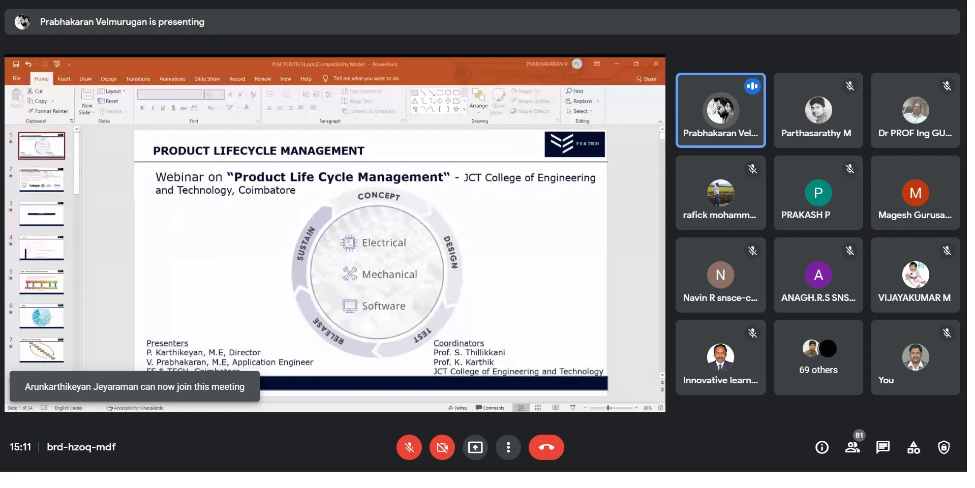 Webinar on Product Life Cycle Management — photo 1