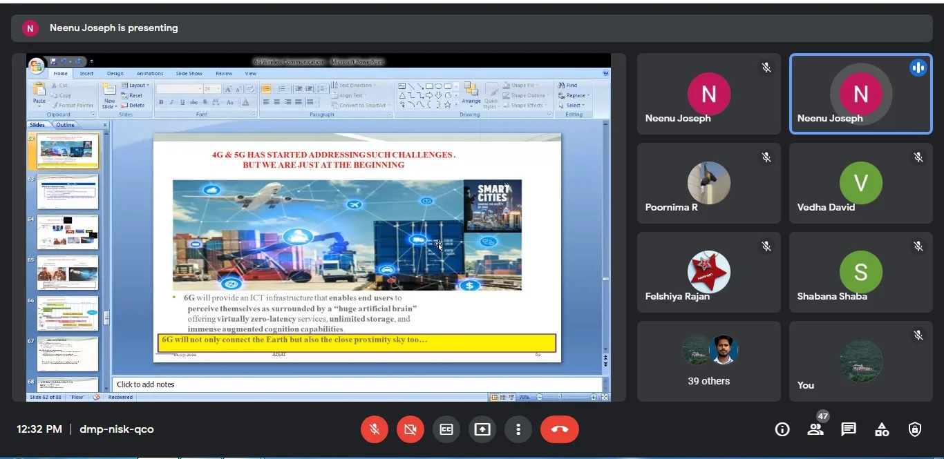 Virtual Faculty Development Programme on RECENT ADAVNCEMENTS IN COMMUNICATION & WIRELESS NETWORKS — photo 2