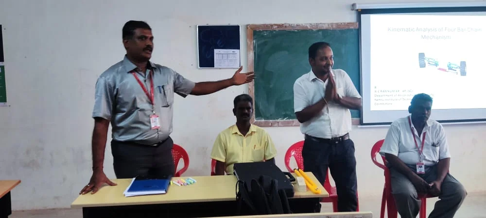 Guest Lecture entitled Kinematics of Machinery — photo 2