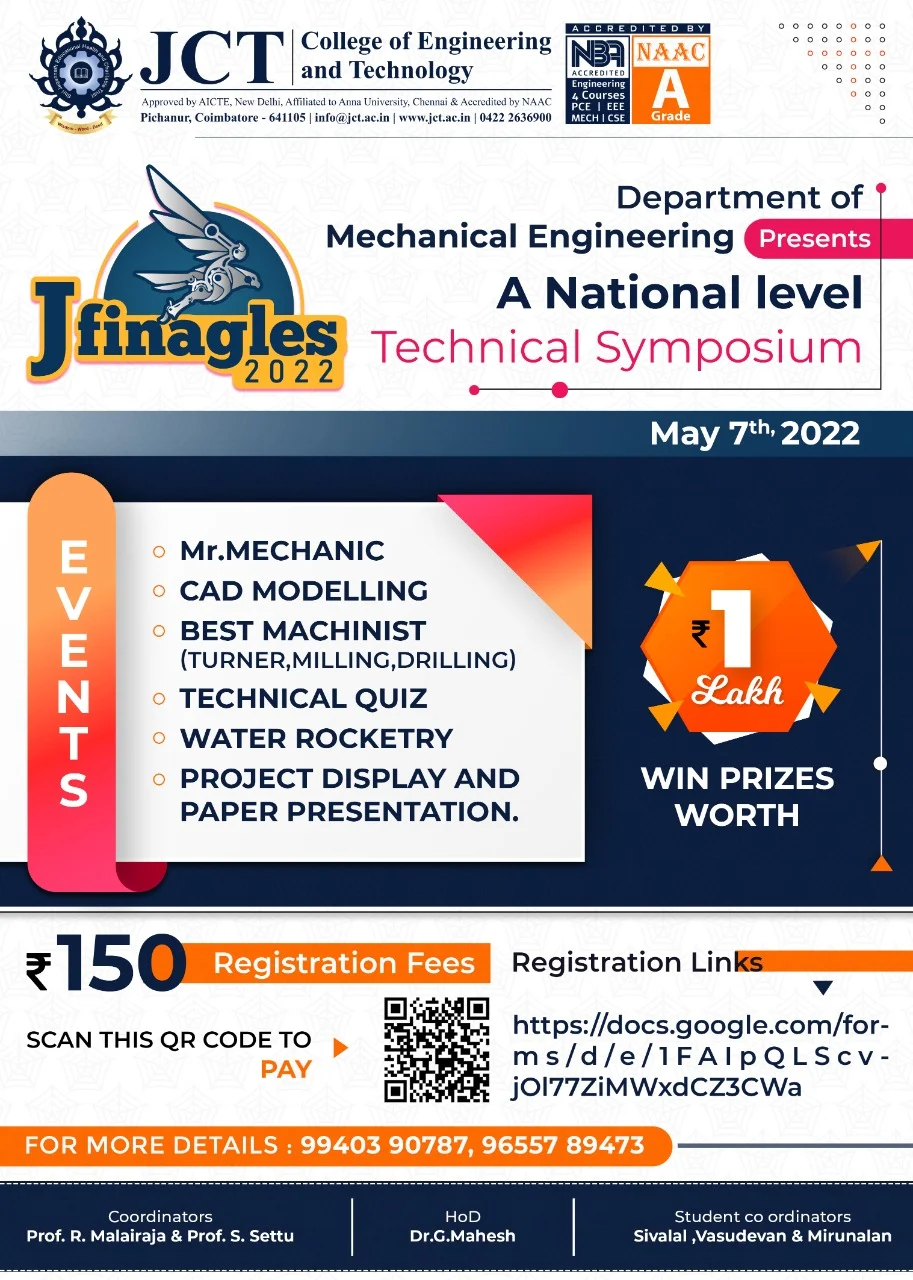 JFINAGLES a National Level Technical Symposium - Mechanical Engineering — photo 2