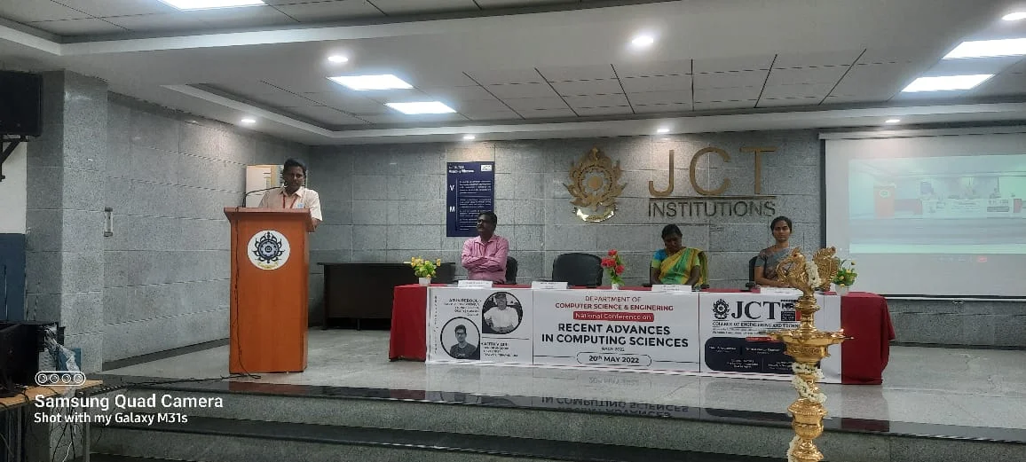 4th National Level Conference on “Recent Advances in Computing Sciences” (RACS’22) — photo 18
