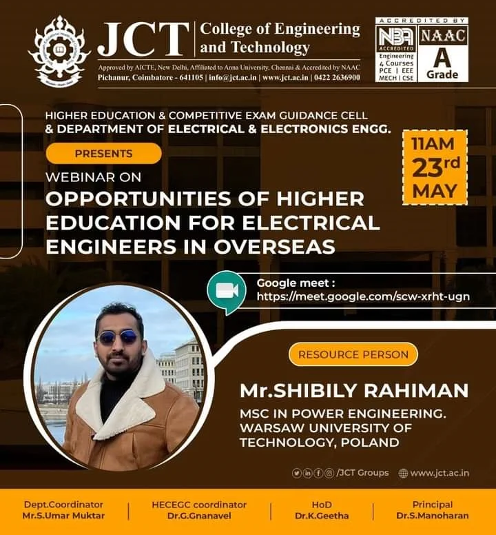 Webinar on “Opportunities of Higher Education for Electrical Engineers in Overseas” — photo 2