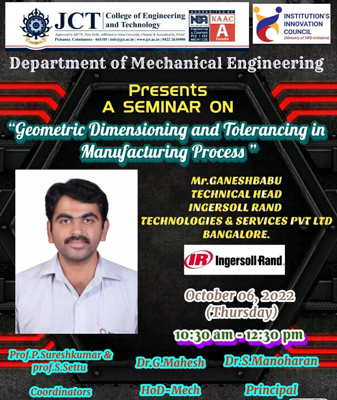 Seminar on Geometric Dimensioning and Tolerancing in Manufacturing Process — photo 8