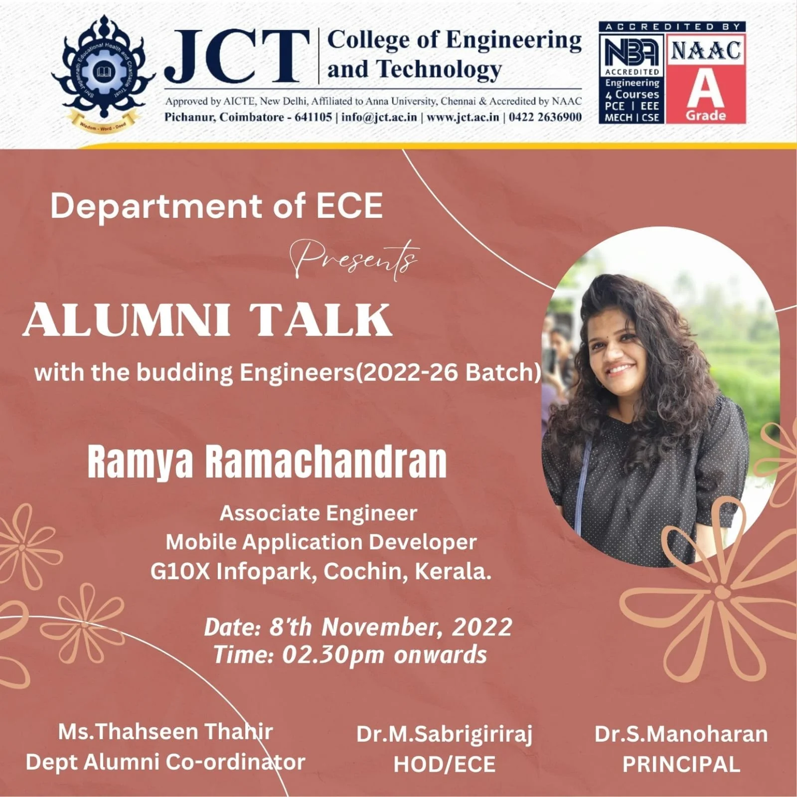 First Year Inauguration & Orientation Programme  JCT Aarunya 2022 for 2022-2023 Batch — photo 71