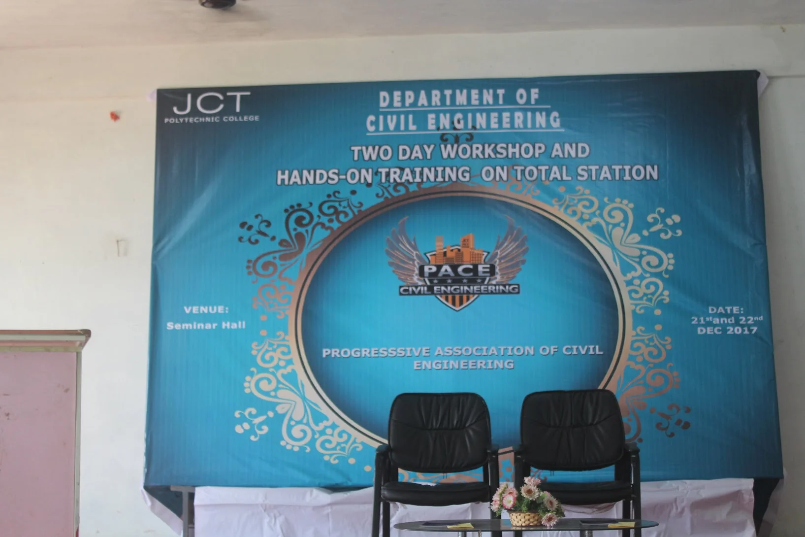 Two Day Workshop and Hands on Training on “Total Station” Organized by Dept of Civil Engineering on 21st and 22nd December 2017 — photo 8