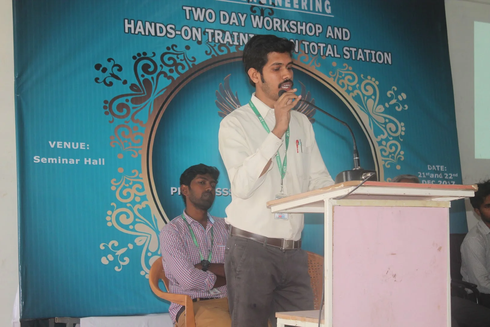 Two Day Workshop and Hands on Training on “Total Station” Organized by Dept of Civil Engineering on 21st and 22nd December 2017 — photo 28