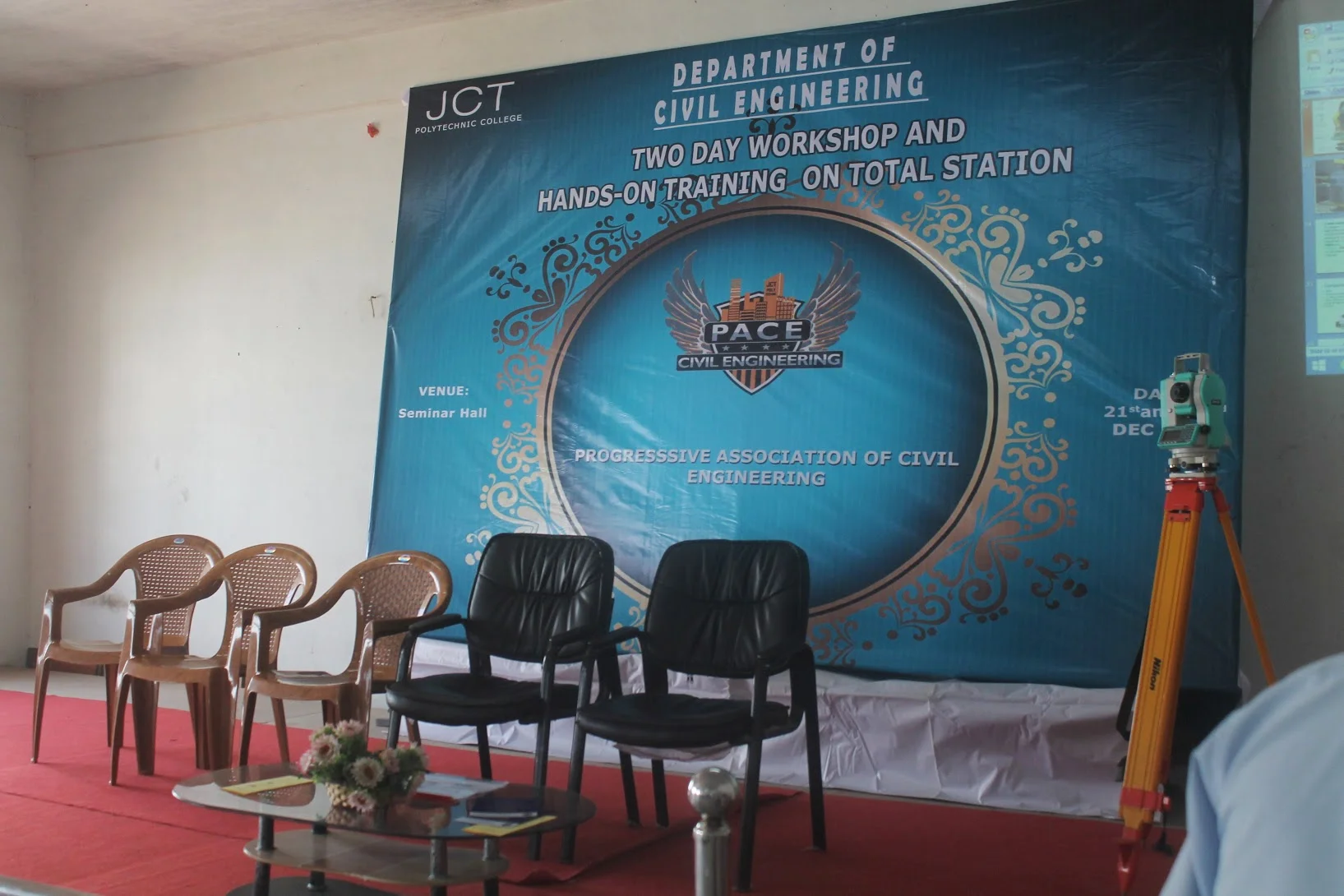 Two Day Workshop and Hands on Training on “Total Station” Organized by Dept of Civil Engineering on 21st and 22nd December 2017 — photo 29