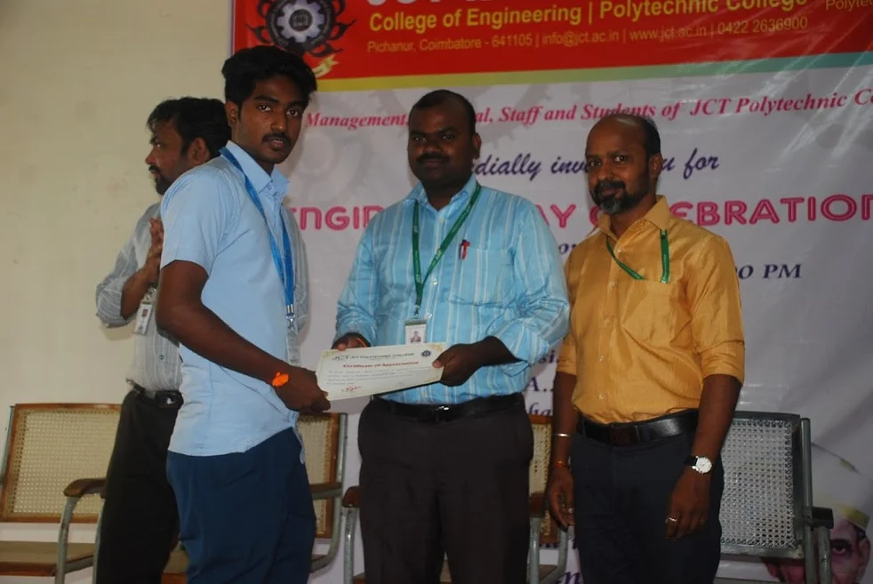 Engineers Day Celebration-2018 Organized by Jct Polytechnic College on 15th September 2018 — photo 56
