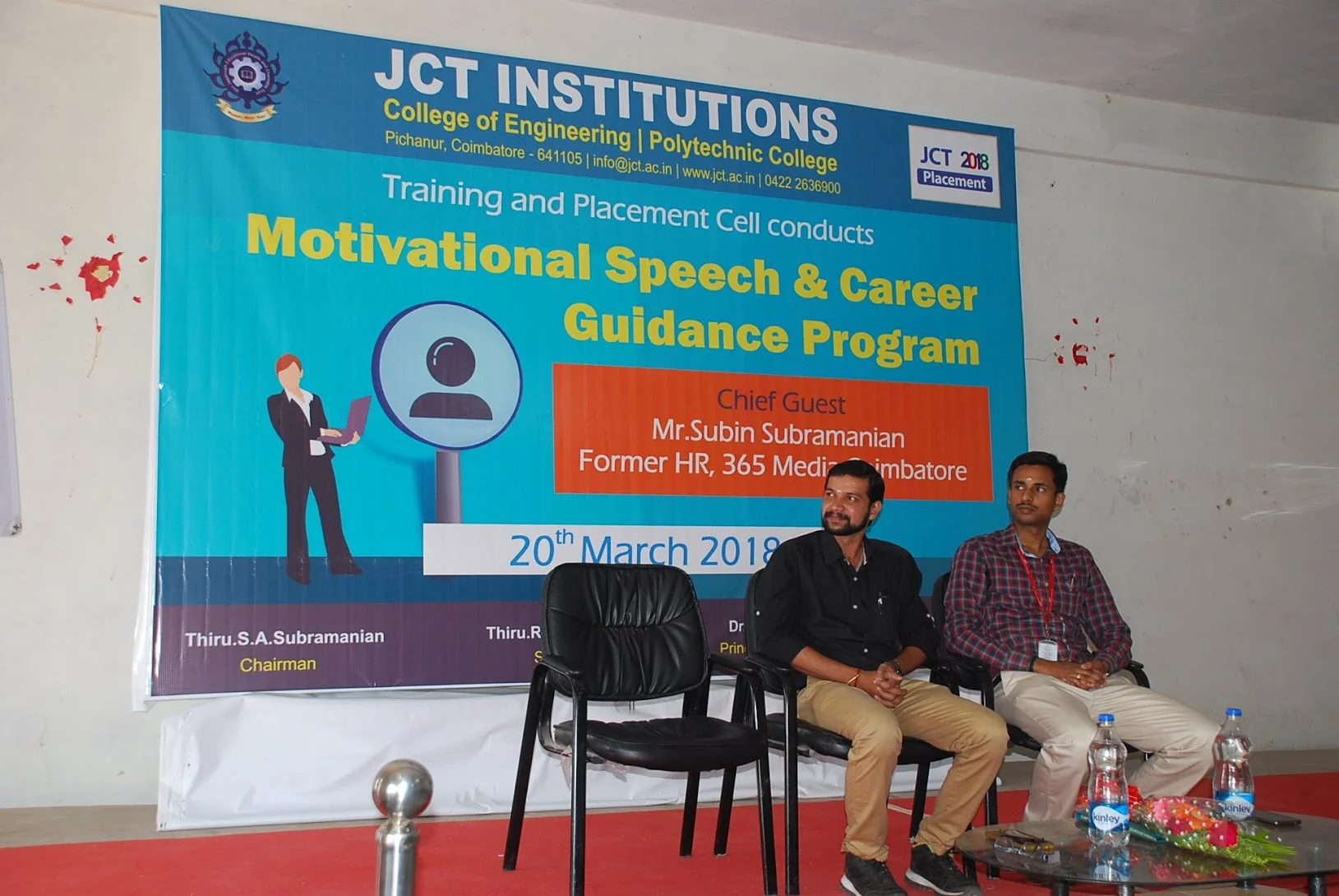 “motivational Speech and Career Guidance Program” Organized by Jct Polytechnic College on 20th March 2018 — photo 15