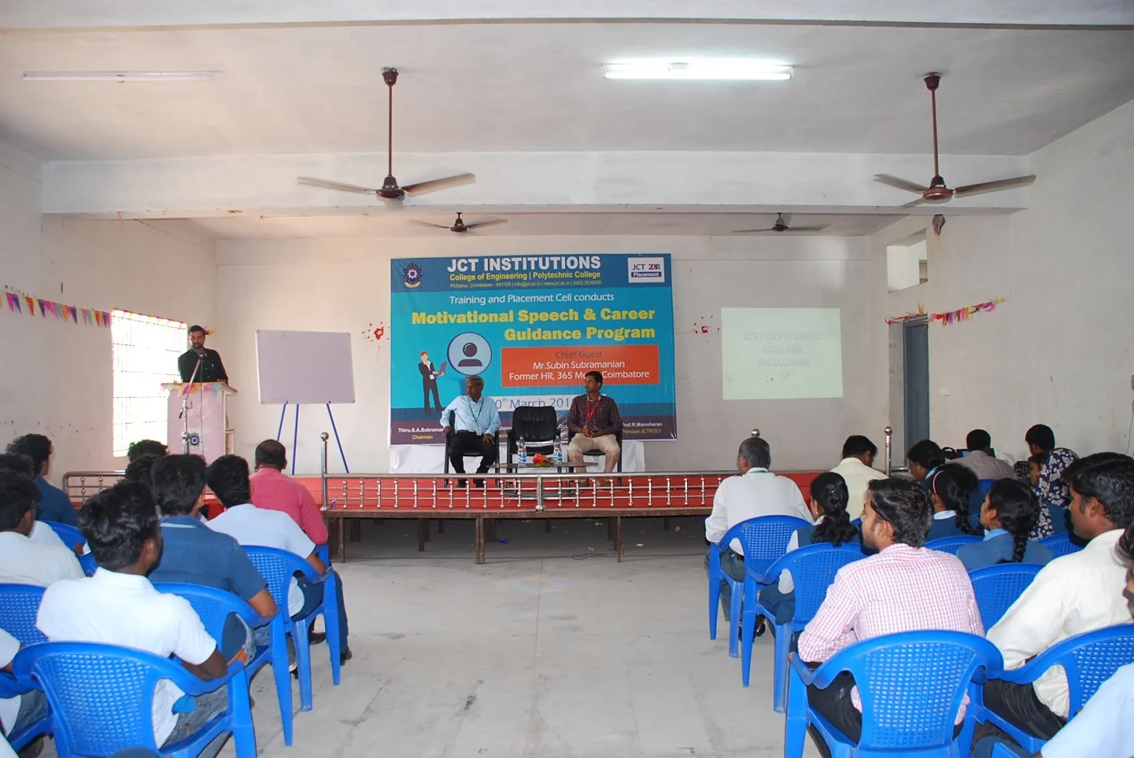 “motivational Speech and Career Guidance Program” Organized by Jct Polytechnic College on 20th March 2018 — photo 26