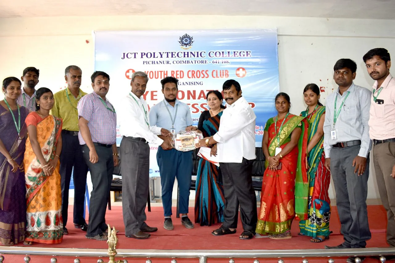 Eye Donation Awareness Camp Organized by the Youth Red Cross of Jct Polytechnic College on 19th March 2018 — photo 1