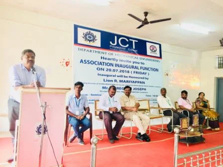 Student Association Inaugural Organized by Department of Mechanical Engineering, Jct Polytechnic College on 20th July 2018 — photo 6