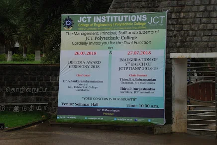 Diploma Award Cermony – 2018 Organized by Jct Polytechnic College on 26th July 2018 — photo 23