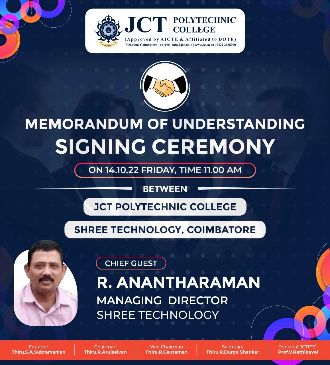 Department of Electrical and Electronics Engineering has signed MOU with SHREE TECHNOLOGY, Coimbatore — photo 8